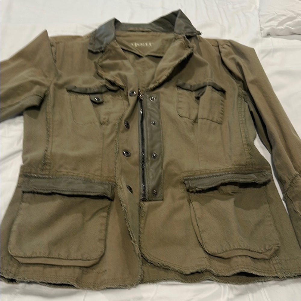 Olive Green Utility Jacket